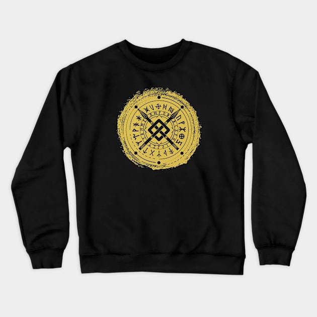 Gungnir - The Spear of Odin | Norse Pagan Symbol Crewneck Sweatshirt by CelestialStudio